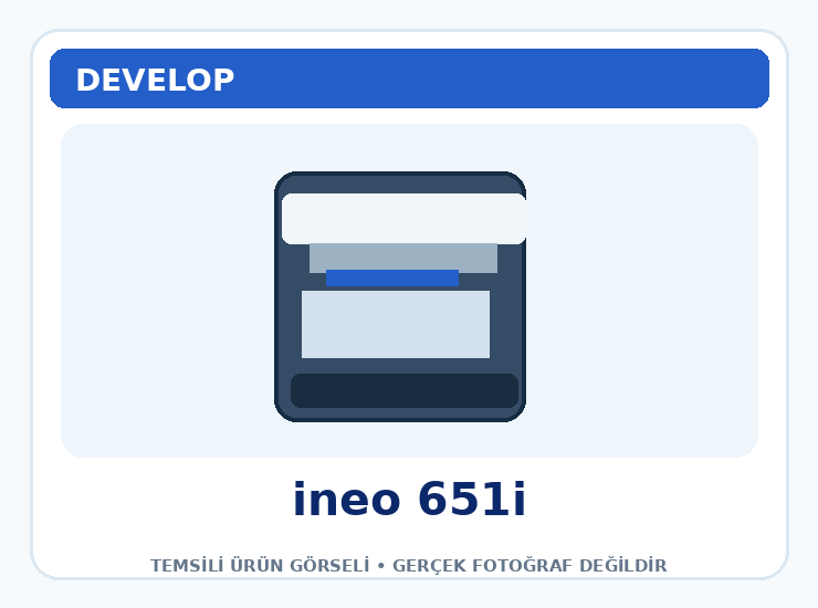 DEVELOP ineo 651i